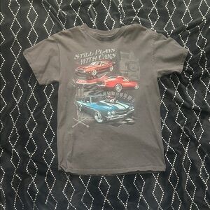 Men's Classic Car Graphic Tee - Gray